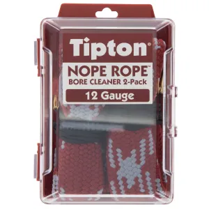 Tipton Nope Rope, Bore Cleaner, For 12 Gauge Barrels, Red/Black 1149256