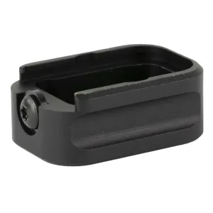 Warne Scope Mounts Magazine Extension, Fits Glock 19/23, 9MM/.40 S&W, +3/+2, Black MEG19-3-2BLK