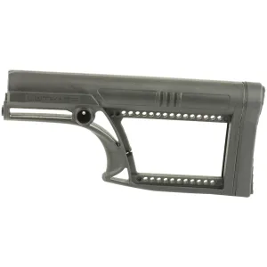Luth-AR MBA-2 Skullaton Fixed Stock, Fits AR-15 & AR-10 Rifle Length A2 Buffer Tube, Black MBA-2