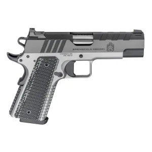 SPRINGFIELD ARMORY 1911 Emissary 9mm 4.25in G10 Grip 9+1rd Blued /Stainless Pistol (PX9217L)