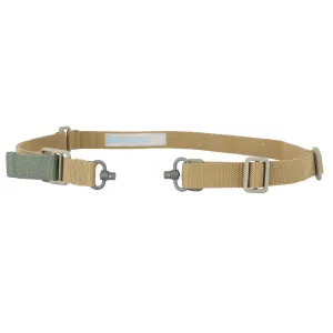 BLUE FORCE GEAR Vickers 221 Unpadded Coyote Brown Push Button Sling (VCAS-2TO1-PB-125-AA-CB)