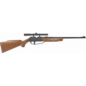 Daisy Powerline 880 w/ Scope, Air Rifle, 177 Pellet/BB, 800 Feet Per Second, 10.75" Barrel, Black Color, Synthetic Stock, Single Shot 992880-603