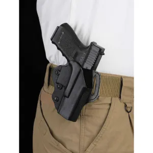 DeSantis Gunhide Facilitator Belt Holster, Fits Glock 17/22, Right Hand, Black Kydex 042KAB2Z0