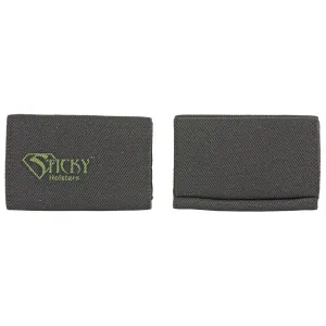 Sticky Holsters Belt Slider, Magazine Pouch, Fits and Pistol Magazine, Black Finish, 2 Pack BS1
