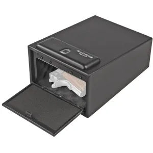 Bulldog Cases Magnum Biometric Pistol Vault, 11.5"x8"x5.5", Black BD4030B