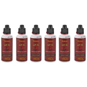 Uncle Mike's Gun Oil, Liquid, 2.25 oz., Bottle, 6 Pack 42037