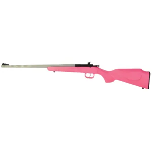 Keystone Sporting Arms Crickett, Gen 2, Youth, Bolt Action, Single Shot Rifle, 22LR, Pink Synthetic Stock KSA2221