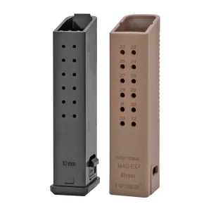 KRISS USA, Inc Magazine Extension, 10MM, +18 Rounds, FDE, Fits Kriss VECTOR, 3 Pack KVA-MX2K10FD01