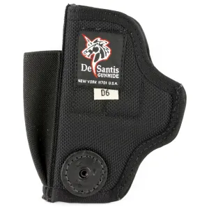DeSantis Gunhide Tuck This II Holster, Fits Glock 43/43X, Kahr PM9/40,Ambidextrous, Black M24BJD6Z0