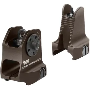 DANIEL DEFENSE Brown Fixed Front and Rear Sight Combo Set (19-088-09116-011)