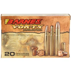 Barnes 22022 VOR-TX 458 Winchester Magnum TSX Flat Base 450 GR 20Box/10Case