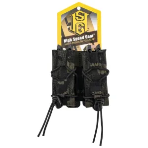 HIGH SPEED GEAR Double Pistol TACO MOLLE , Color: MultiCam BK (11PT02MB)