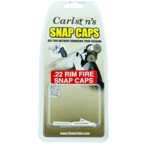 CARLSONS .22 Rimfire 6-Pack Aluminum Snap Caps (00056)