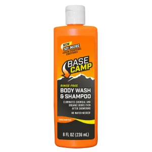 DEAD DOWN WIND Rinse Free Body & Hair Wash - Base Camp, 8 oz (1251)
