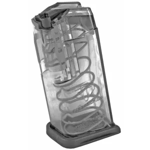 Elite Tactical Systems Group Magazine, 9MM, 10 Rounds, Fits Glock 26, Polymer, Smoked GLK-26