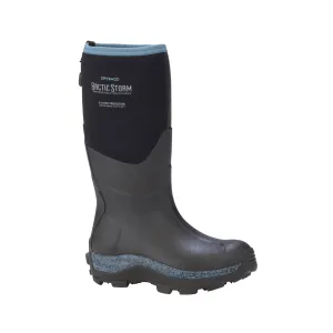 DRYSHOD Womens Arctic Storm Hi Black/Blue Boots (ARS-WH-BL)