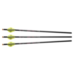 EXCALIBUR Quill 16.5in Illuminated Carbon 3 Pack Crossbow Arrows (22QV16IL-3)