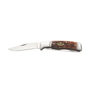 BROWNING Joint Venture 2 Blade Jigged Bone Folding Knife (3220012)