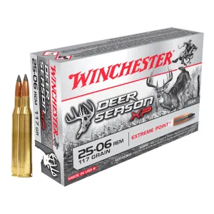 WINCHESTER AMMO Deer Season XP 25-06 Remington 117Gr Polymer Tip Ammo (X2506DS)
