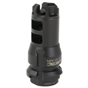 LanTac USA LLC Dragon Muzzle Brake, 9MM, 2.3" Length, Black, 1/2x28 TPI, Fits Dead Air KEYMO Wolfman DGN9MMD-WM