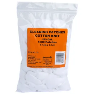 Southern Bloomer Cotton Patch, 1"X1", For .223 Caliber, Bulk, 1000 Pack #122