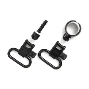 Uncle Mike's QD 115 CF Swivel, 1", Fits Winchester & Marlin Lever Action, Black 13312