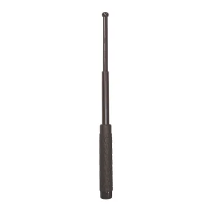 PS Products Expandable Baton, 16" Length, Rubber Handle, Black NS-16R