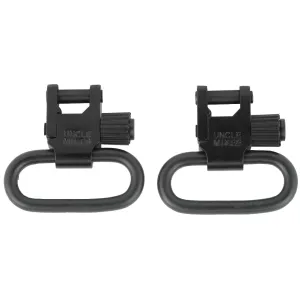 Uncle Mike's QD 115 RGS Swivel, 1", Wood Screw, Black 13112