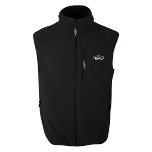 DRAKE Camp Black Fleece Vest (DW1603-BLK)