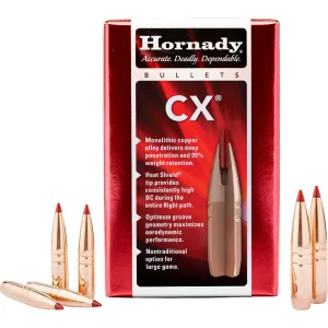 Hornady CX, Copper Alloy, .277/270 Caliber, 130 Grain, 50 Count 273704