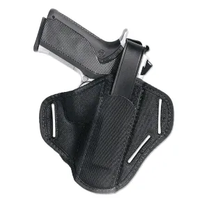 Uncle Mike's Super Belt Slide Holster, Size 36, Fits Small Revolver With 2" Barrel, Ambidextrous, Black 86360