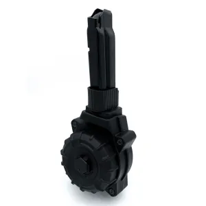 PROMAG 50rd Black Polymer Drum Magazine for Smith and Wesson CSX 9mm (DRM-A83)