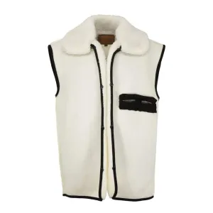 OUTBACK TRADING Wool Button-In Liner Natural Vest (2008-NAT)