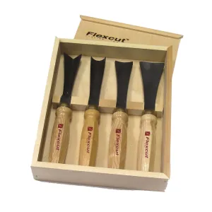 FLEXCUT 4-Piece Mallet Sculptor's Set (MC175)