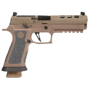 SIG SAUER P320X5 Custom Works DH3 9mm 5in 3x21rd X-Ray 3 Optic Ready Coyote Pistol (320X5-9-DH3)