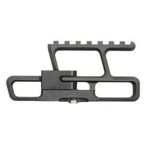 RS Regulate Rear Biased Lower, Modular Side Mount, Fits AKM Type Rifles, Matte Finish, Black, Not Compatible with Folding Stocks AK-302M