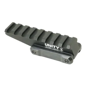 Unity Tactical FAST, Red Dot Riser, Elevates Lower 1/3 Mount to 2.26" Optical Height, Direct to Picitinny, Anodized Finish, Black FST-ORB