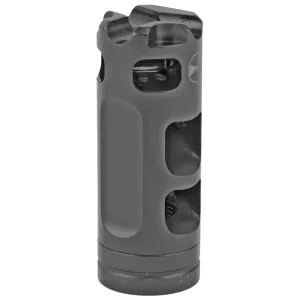 Ultradyne USA Pulse Compensator Muzzle Brake with Timing Nut, AR, 223/556, 1/2"-28 Thread, .750" Outside Diameter, 416 SS, Black Nitride Finish UD11160