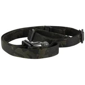 Blue Force Gear GMT Sling, 2-Point Combat Sling, 1.25" Cordura Construction, Multicam Black GMT-125-OA-MB