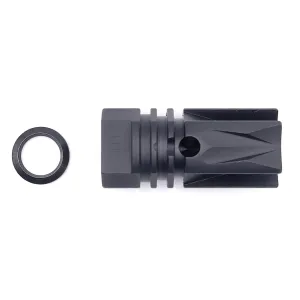 LBE Unlimited Flash Hider, 223 Remington/556NATO, 1/2x28 Thread Pattern, Matte Finish, Black ARFH-REV