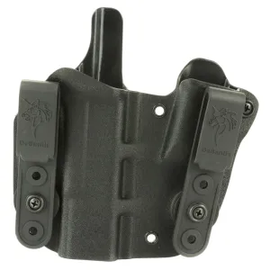DeSantis Gunhide Pegasus, Pipe Hitter, Inside The Pant Appendix Holster, Integrated Magazine Pouch, Right Hand, Black, Kydex, Fits Glock 19/19X/23 160KAB6Z0