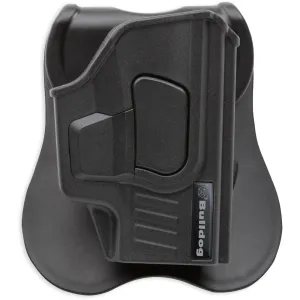 Bulldog Cases Rapid Release Holster, Fits M&P Shield EZ 9MM/380ACP, Polymer, Matte Finish, Black, Right Hand RR-SWMPSEZ