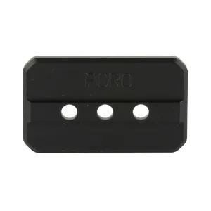 Unity Tactical FAST, Offset Optic Mounting Plate, 2.05" Optical Height, Compatible with UNITY LPVO Mount and Adapter, ACRO Footprint, Anodized Finish, Black FST-SOPA