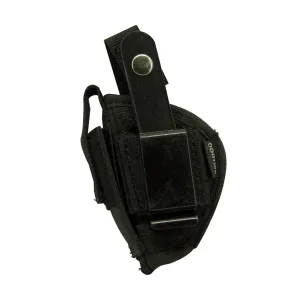 Bulldog Cases Fusion Belt Holster, Fits Beretta Tomcat, Ambidextrous, Black FSN-1
