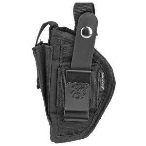 BULLDOG CASES Extreme Belt And Clip Black Ambi Holster Fits Sub Compact Autos with 2-3" Barrels (FSN-20)