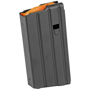 DURAMAG DuraMag SS, Magazine, 350 Legend, 20 Rounds, Fits AR Rifles, Orange AGF Follower, Stainless Steel, Black 2035041178CPD