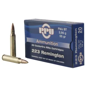 Prvi Partizan Rifle, 223 Rem, 55 Grain, Soft Point, 20 Round Box PP223S