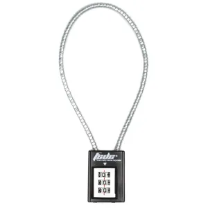 Firearm Safety Devices Corporation Combination Cable Gun Lock, 14", CA, MA & MD Approved CL1725RCB