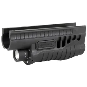 Nightstick SFL-11GL, Nightstick Flashlight/Laser Combo, Green Laser, Fits Mossberg 500/590/Shockwave, Black, Includes 2 CR123A SFL-11GL