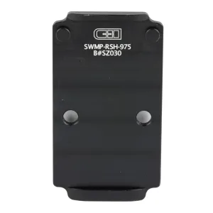 C&H Precision Weapons CHP Adapter Plate, Converts the S&W 2.0 Core to Trijicon RMR/SRO/Holosun 407C/507C/508C/508T, Anodized Finish, Black, Includes Mounting Hardware SWMP-RSH-975